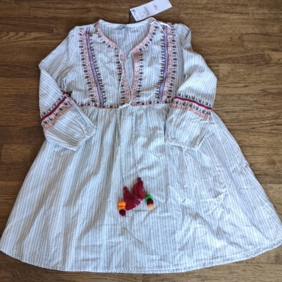 Zara Dresses & Skirts - ✳️Host Pick✳️ Zara TRF Boho Embroidered Mini Dress